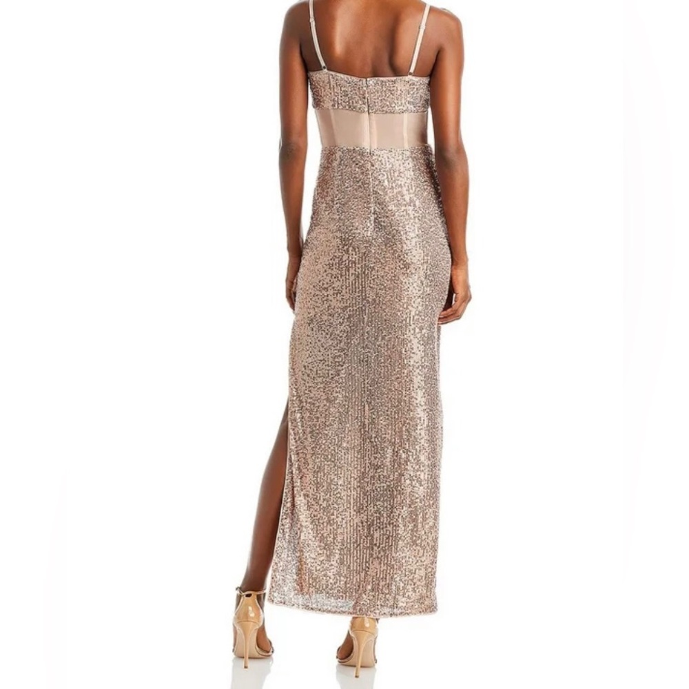 BCBMaxAzria Corset Sequin dress size XS New - Picture 2 of 10